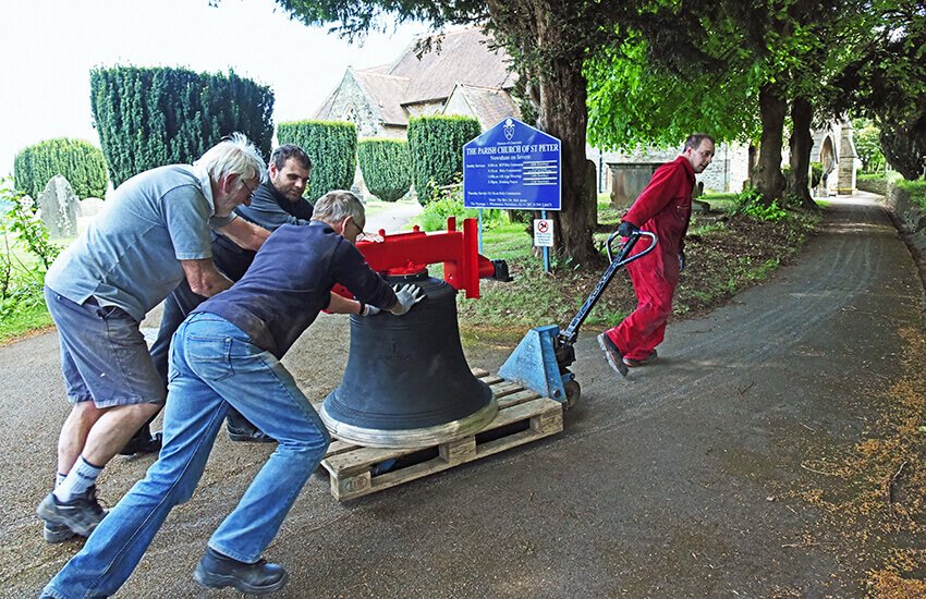 Restored bells in Gloucestershire village