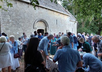 Celebrating the reopening of St James's Postlip on St James's day 2025