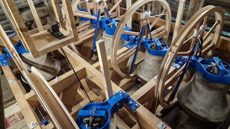 Watch the Bromesberrow bells restoration film on YouTube